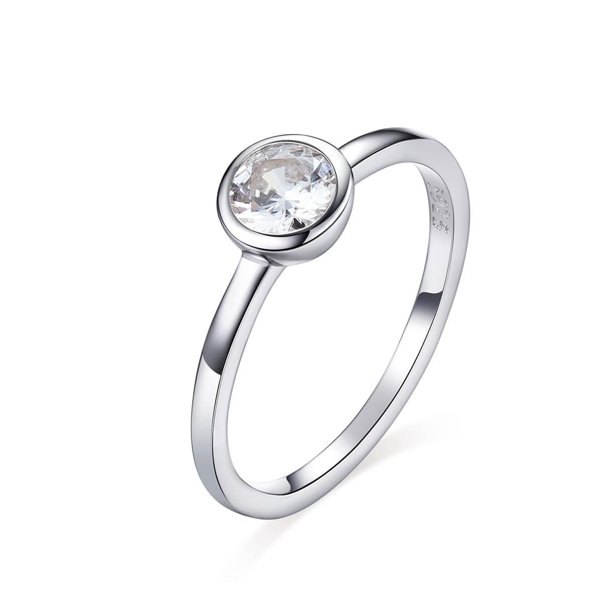 Basic Clear Stone Ring - The Silver Goose SA – Oak And Ore